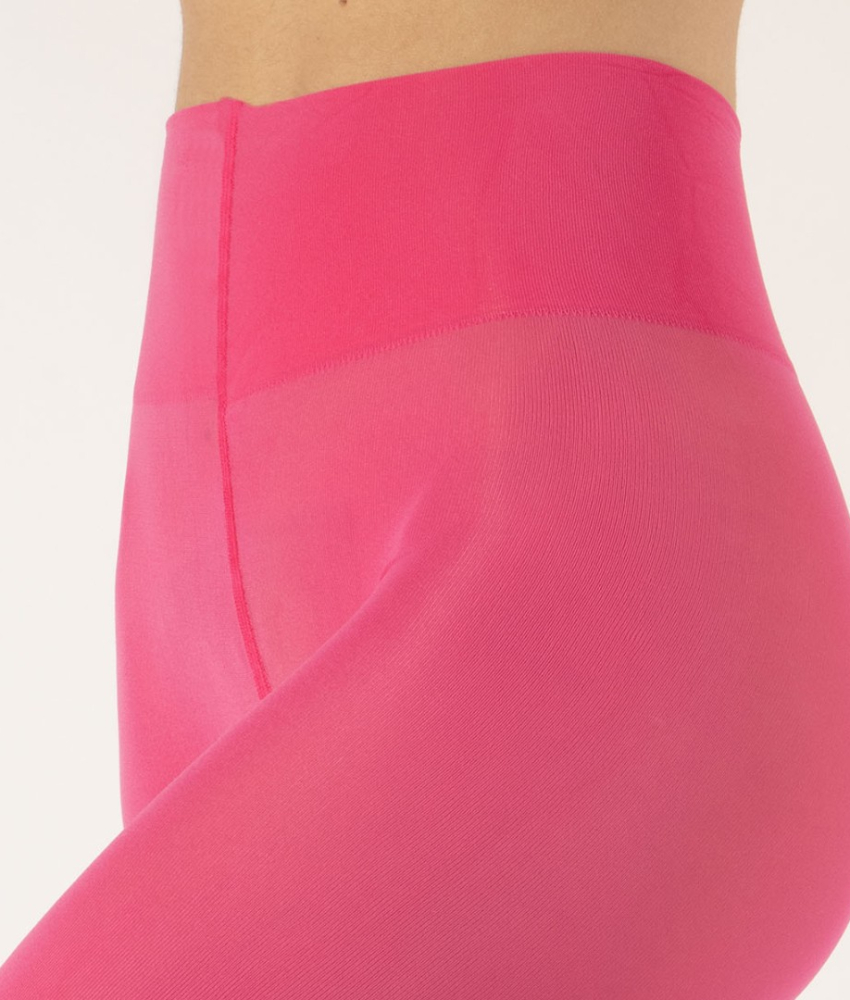 Pink plus size leggings i genanvendte fibre