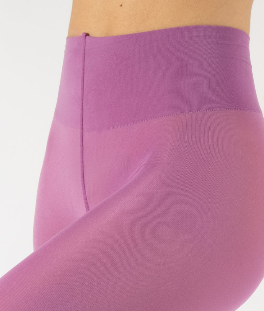 Lyserøde plus size leggings i genanvendte fibre