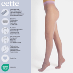 Lys lilla glimmer strømpebukser fra Cette