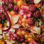 A-formet plus size kjole med honning og bier