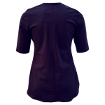 Hoshi Purple. Plus size bluse med A-form fra Amamiko