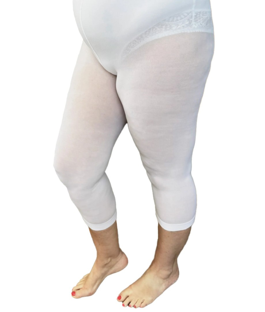 Hvide Capri leggings fra Pamela Mann