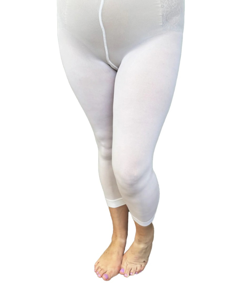 Hvide Capri leggings fra Pamela Mann