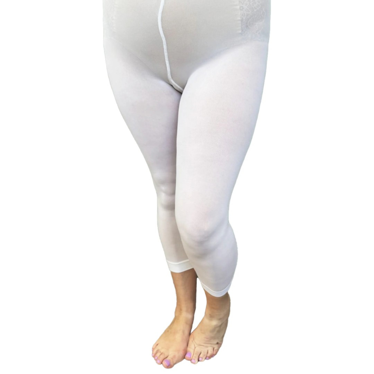 Hvide Capri leggings fra Pamela Mann