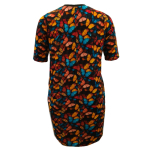 Sort plus size kjole med sommerfugle i bambus - Coco Bamboo Butterfly