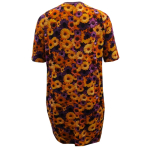 Lilla plus size kjole med blomster i bambus - Coco Bamboo Flower