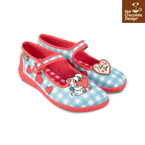 I Love You - Mary Jane Sko fra Hot Chocolate Design