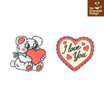 I Love You - Mary Jane Sko fra Hot Chocolate Design