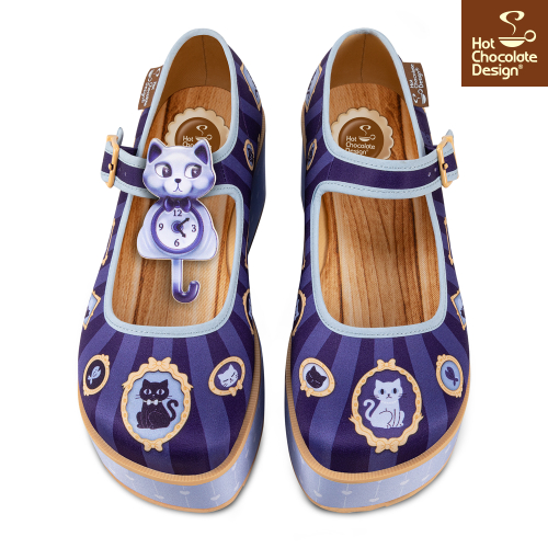 Purrfect time Platform Sko fra Hot Chocolate Design