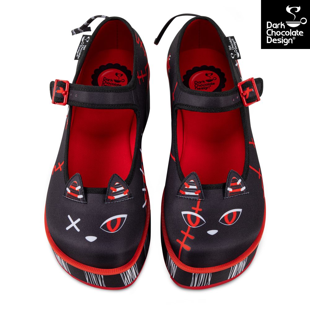 Riot Kitty - Platform Sko fra Hot Chocolate Design