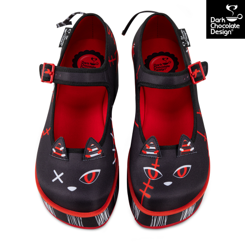 Riot Kitty - Platform Sko fra Hot Chocolate Design