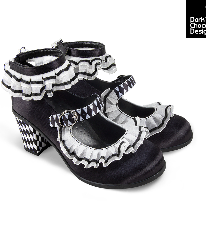 Arlequin - Midi Heels sko fra skema Hot Chocolate Design