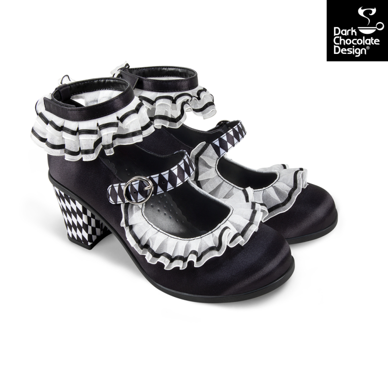 Arlequin - Midi Heels sko fra skema Hot Chocolate Design