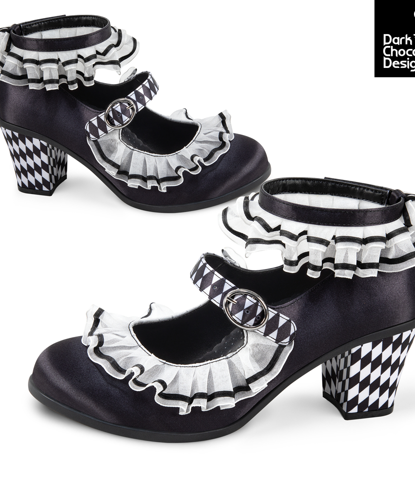 Arlequin - Midi Heels sko fra skema Hot Chocolate Design