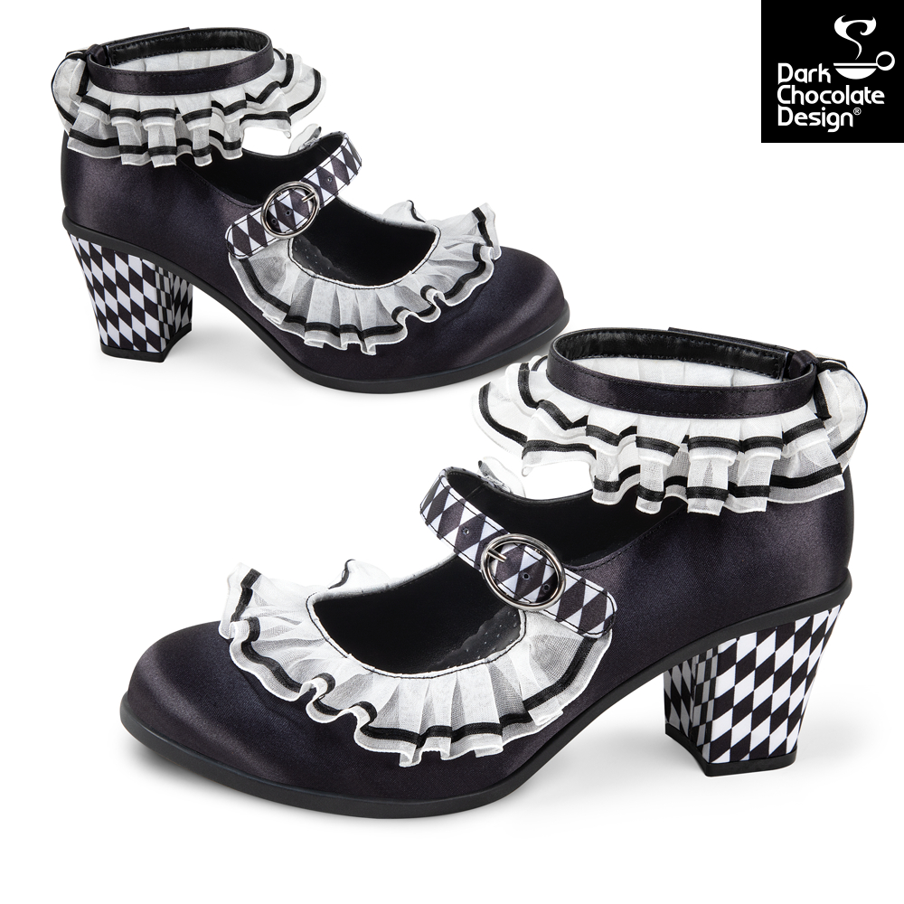 Arlequin - Midi Heels sko fra skema Hot Chocolate Design