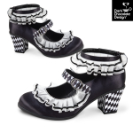 Arlequin - Midi Heels sko fra skema Hot Chocolate Design
