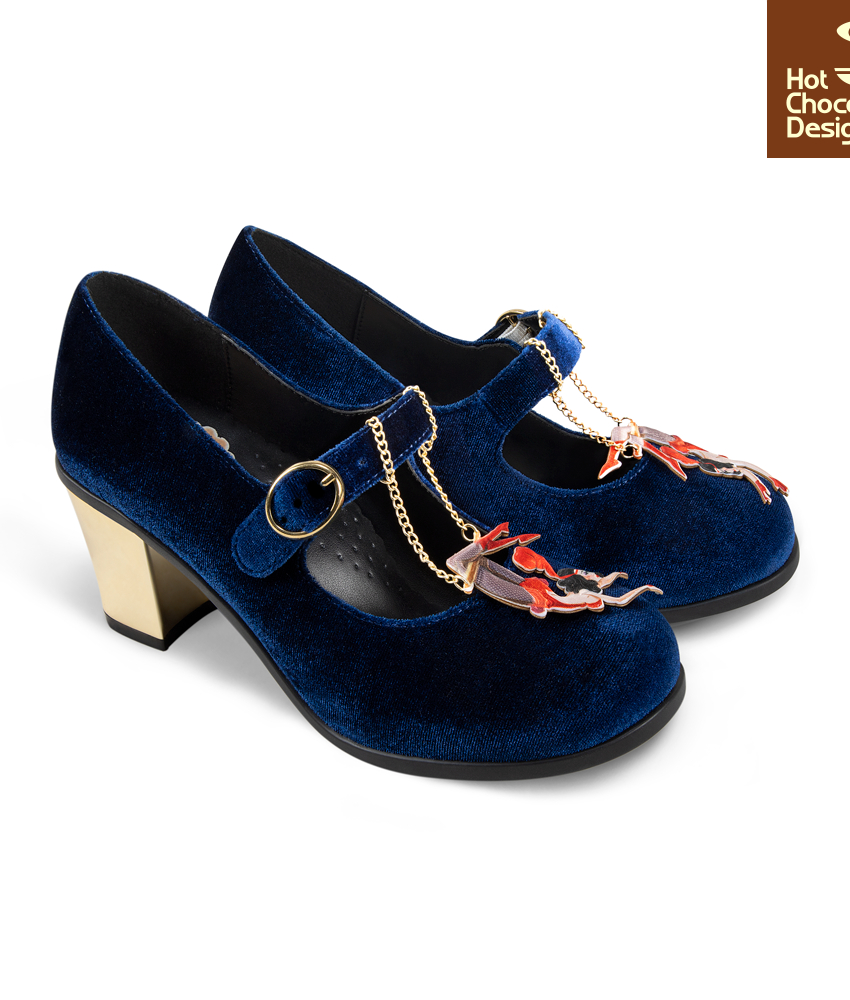 Les Dames Du Cirque - Midi Heels sko fra skema Hot Chocolate Design