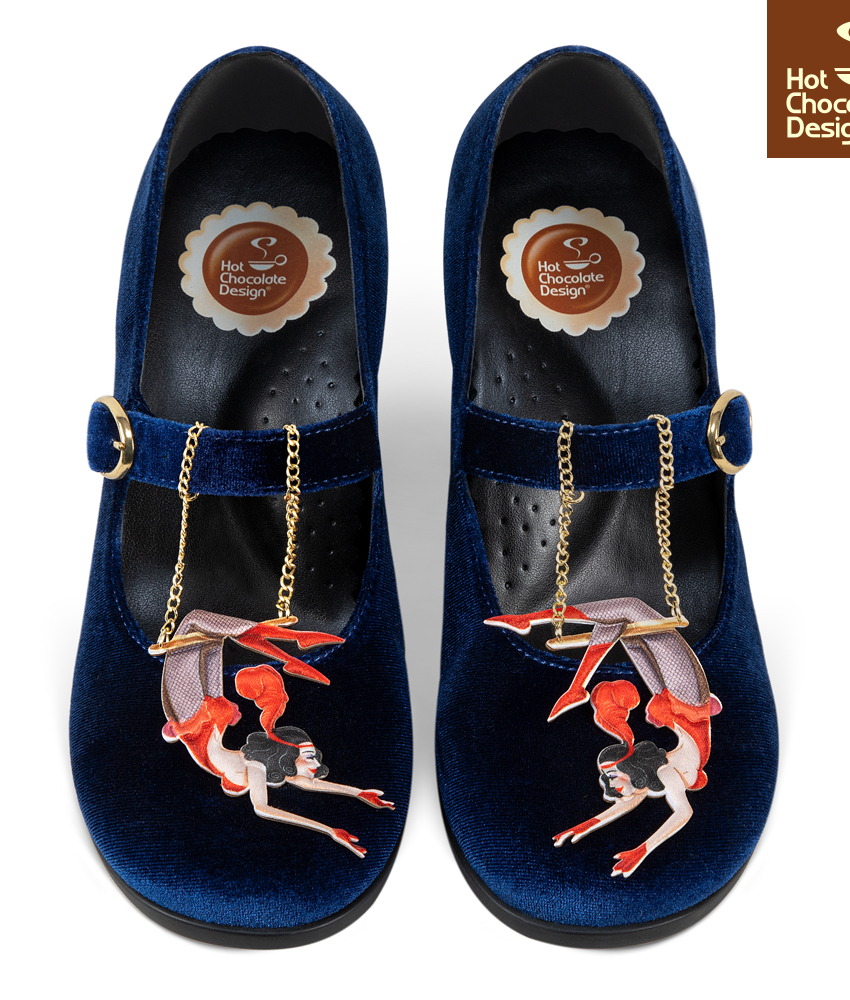Les Dames Du Cirque - Midi Heels sko fra skema Hot Chocolate Design