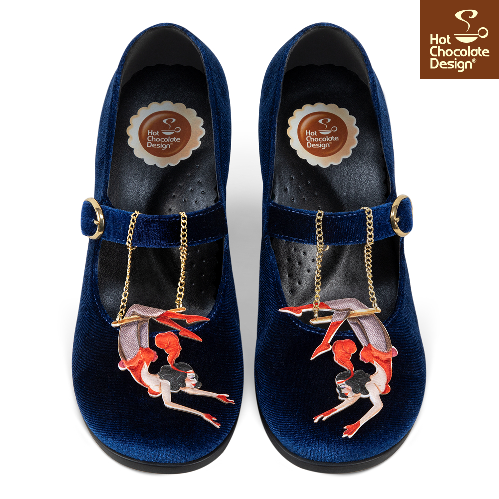 Les Dames Du Cirque - Midi Heels sko fra skema Hot Chocolate Design