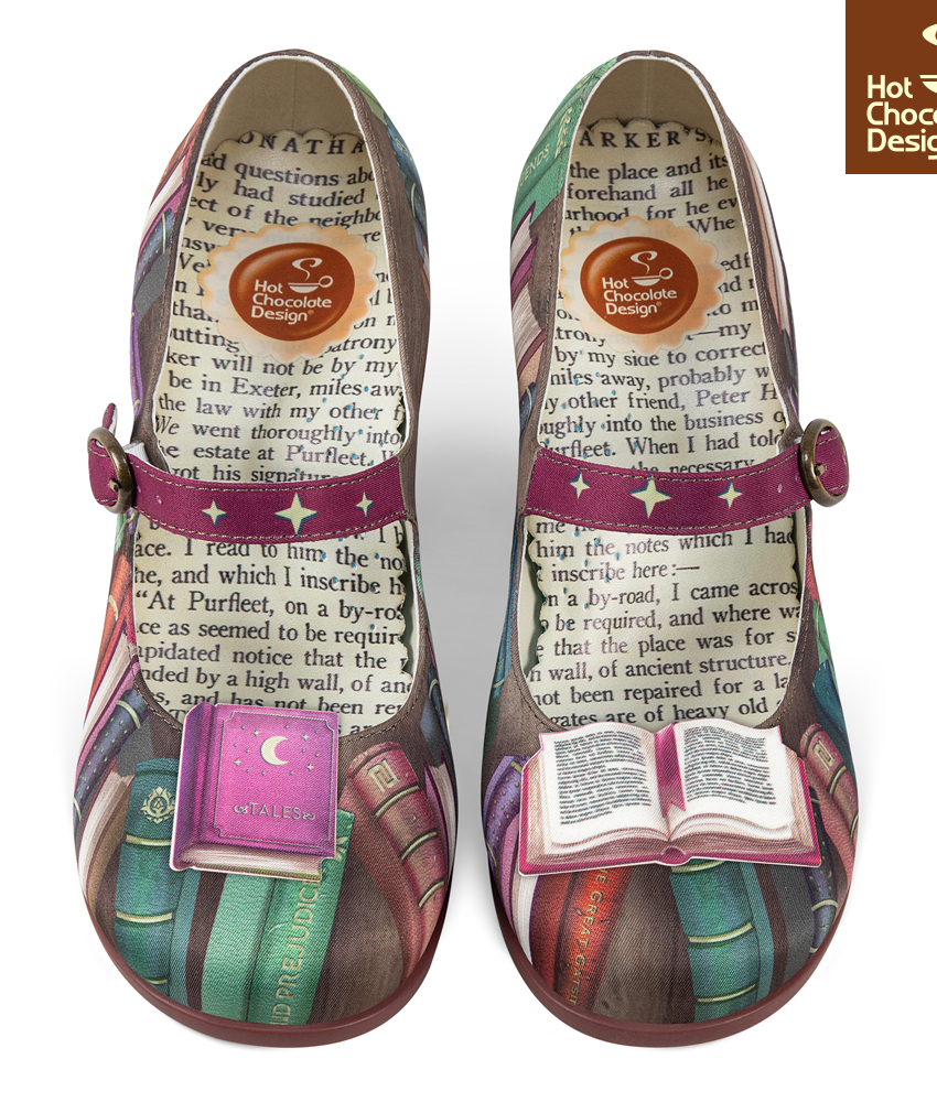 Tales & Soles - Midi Heels sko fra skema Hot Chocolate Design