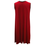 Rød plus size sommerkjole i modal. Moon Soft Red