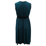 Petroleums blå plus size sommerkjole i modal. Moon Soft Petrol