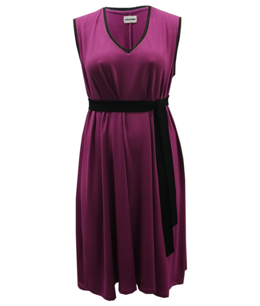 Lilla plus size sommerkjole i modal. Moon Soft Cyclam