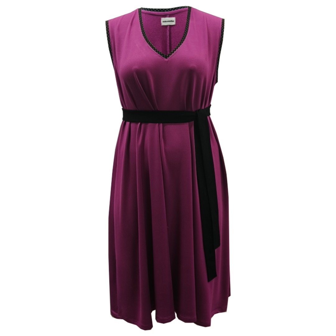 Lilla plus size sommerkjole i modal. Moon Soft Cyclam