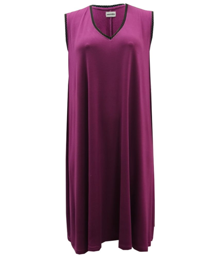 Lilla plus size sommerkjole i modal. Moon Soft Cyclam
