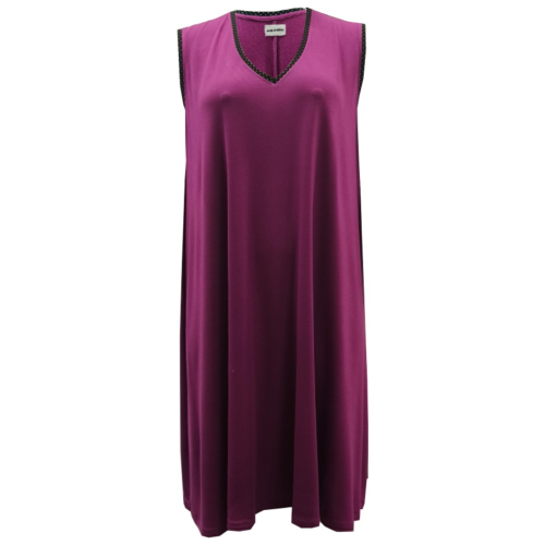 Lilla plus size sommerkjole i modal. Moon Soft Cyclam