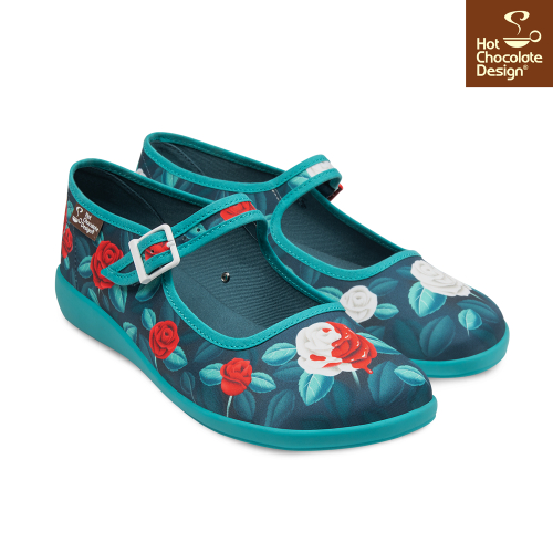 Paint The Roses Red - Mary Jane Sko fra Hot Chocolate Design