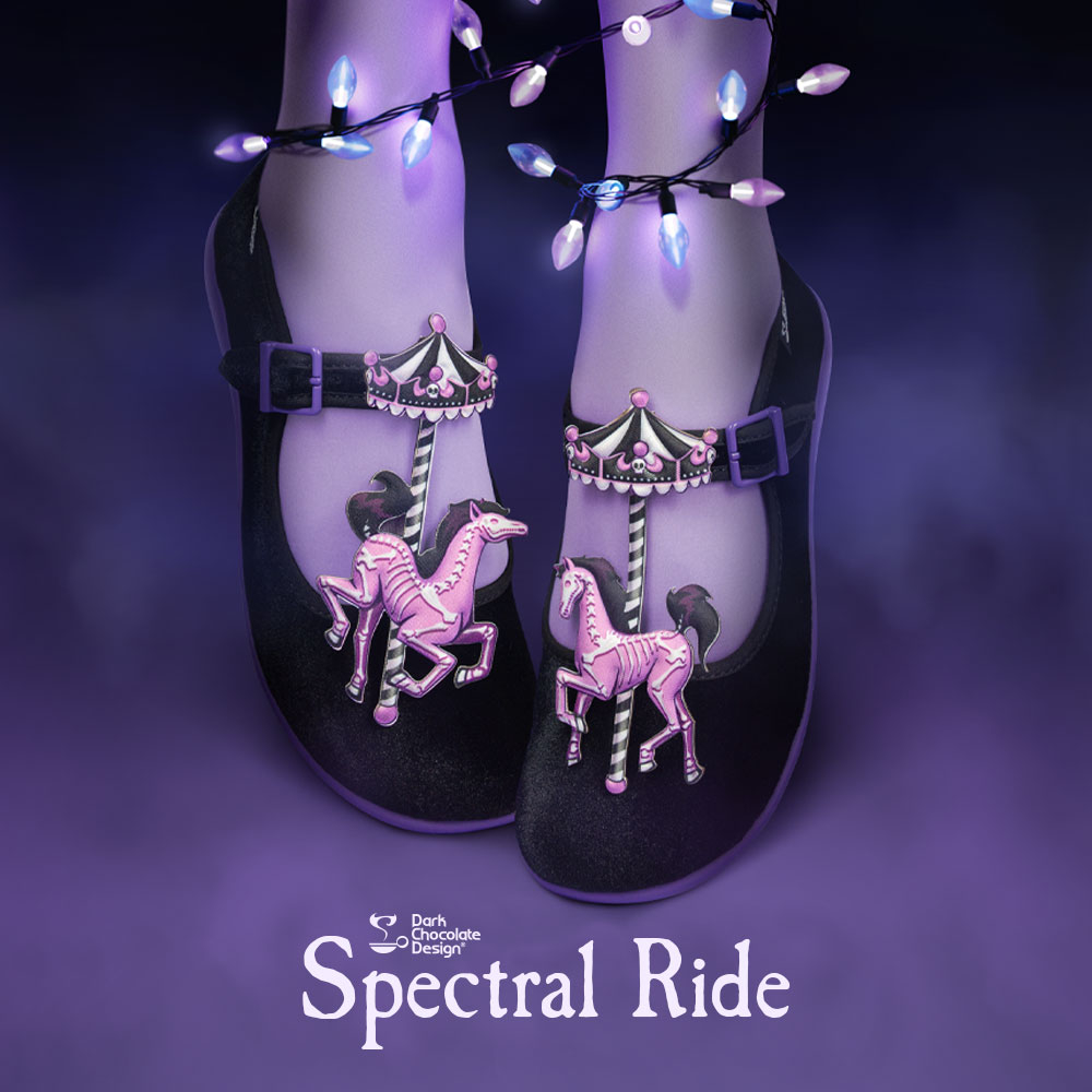 Spectral Ride - Mary Jane Sko fra Hot Chocolate Design