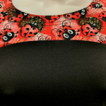 A-formet plus size kjole med mariehøns - Saki Ladybug