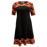 A-formet plus size kjole med mariehøns - Saki Ladybug