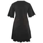 A-formet plus size kjole i sort - Nami Black