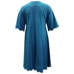 A-formet plus size kjole i lys denim blå - Nami Denim Blue