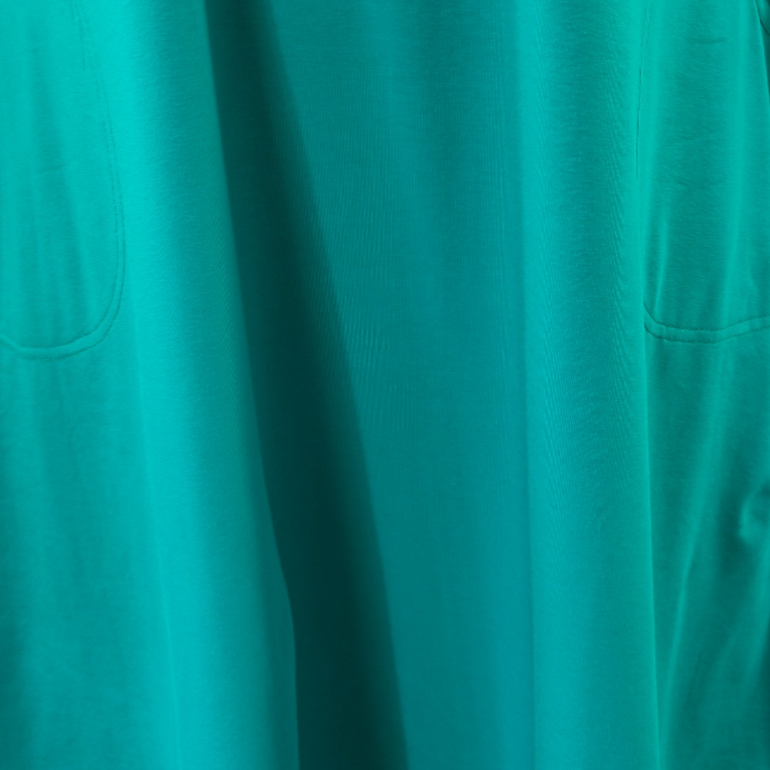 A-formet plus size kjole i smaragdgrøn - Nami Emerald Green