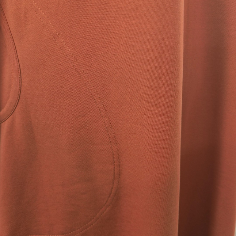 A-formet plus size kjole i varm brun - Nami Terra