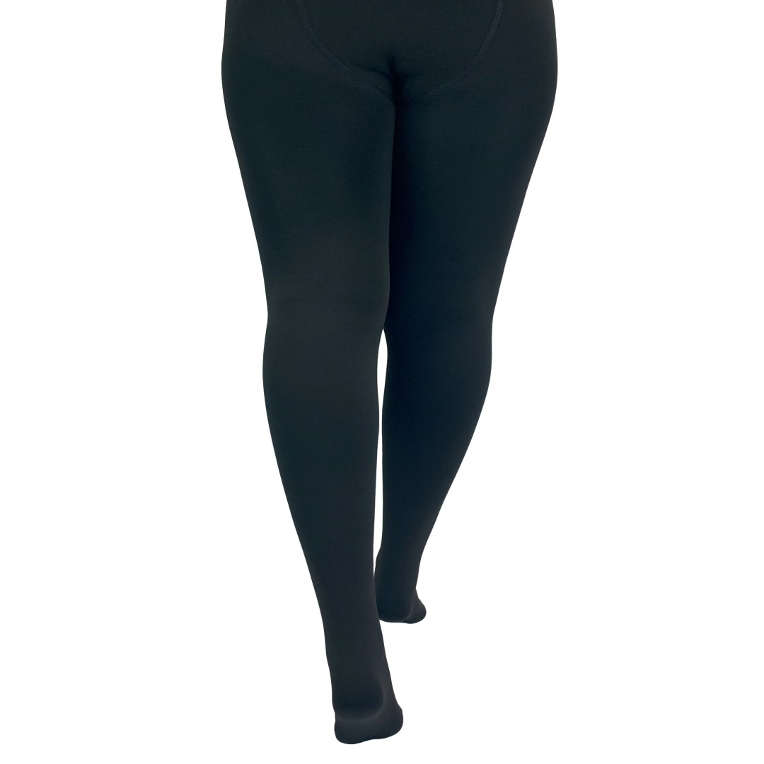 Fleece Lined Curvy Super Stretch - Plus size Termo Strømpebukser