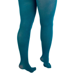 Teal Bamboo Curvy Super Stretch - Bambus strømpebukser fra Pamela Mann