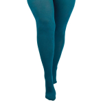 Teal Bamboo Curvy Super Stretch - Bambus strømpebukser fra Pamela Mann