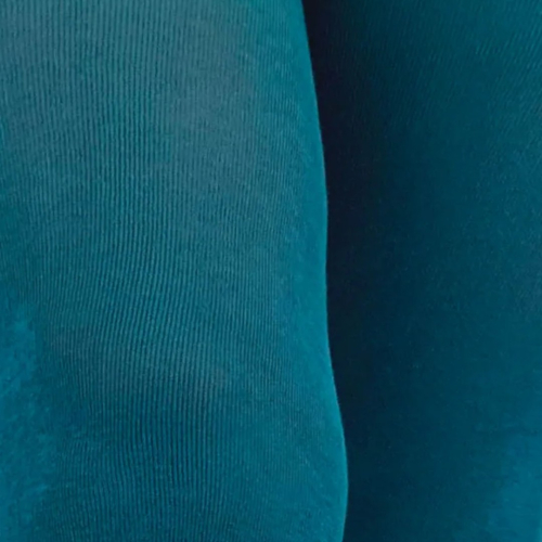 Teal Bamboo Curvy Super Stretch - Bambus strømpebukser fra Pamela Mann