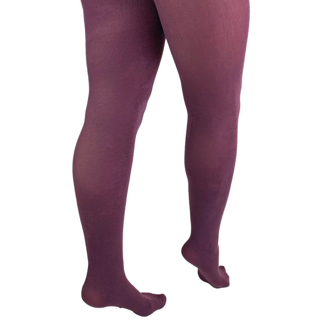 Damson Bamboo Curvy Super Stretch - Bambus strømpebukser fra Pamela Mann