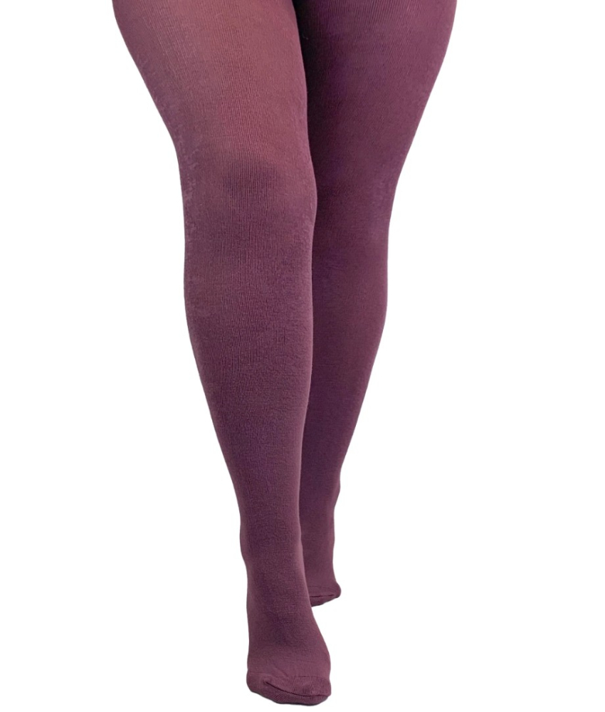 Damson Bamboo Curvy Super Stretch - Bambus strømpebukser fra Pamela Mann
