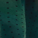 Forest Green/Black Spot Bamboo Curvy Strømpebukser fra Pamela Mann