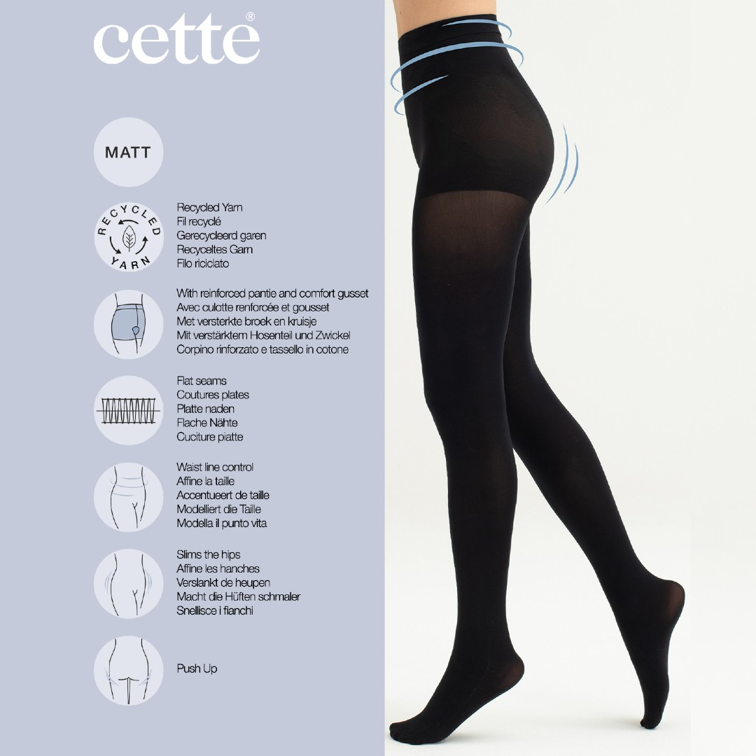 Opaque Control ECO 80 denier - Strømpebukser med stram-ind