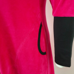 Plus size velour kjole - Tulla Pink Velvet