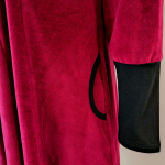 Løs plus size velour kjole - Emi Bourdeaux Velvet