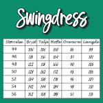 Størrelsesskema Plus Size Swingdress Amamiko