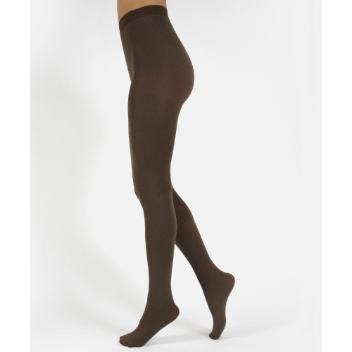 Walnut Lima Cashmere Wool 150 denier - Brun vinter strømpebukser